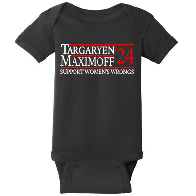 Targaryen Maximoff 24 Support Womens Wrongs Baby Bodysuit