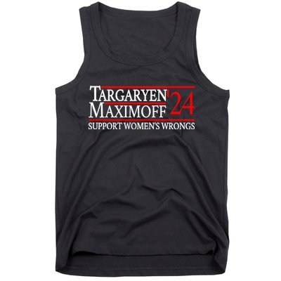 Targaryen Maximoff 24 Support Womens Wrongs Tank Top