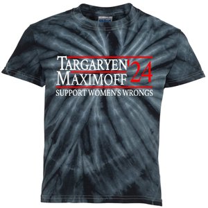 Targaryen Maximoff 24 Support Womens Wrongs Kids Tie-Dye T-Shirt