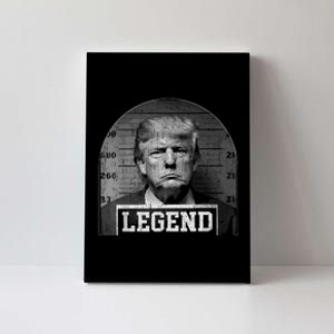 Trump Mugshot 2024 President Legend Canvas