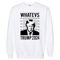 Trump Mugshot 2024 President Legend Trump never surrender Garment-Dyed Sweatshirt