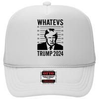 Trump Mugshot 2024 President Legend Trump never surrender High Crown Mesh Back Trucker Hat