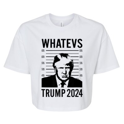 Trump Mugshot 2024 President Legend Trump never surrender Bella+Canvas Jersey Crop Tee