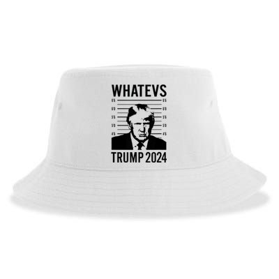 Trump Mugshot 2024 President Legend Trump never surrender Sustainable Bucket Hat