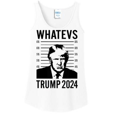 Trump Mugshot 2024 President Legend Trump never surrender Ladies Essential Tank