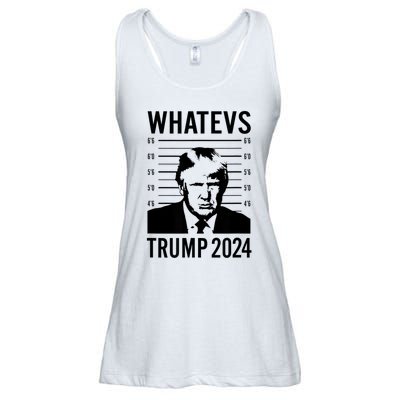 Trump Mugshot 2024 President Legend Trump never surrender Ladies Essential Flowy Tank