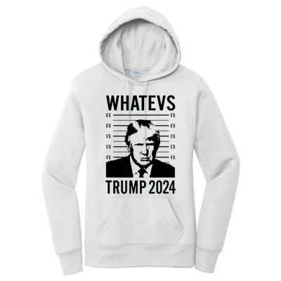 Trump Mugshot 2024 President Legend Trump never surrender Women's Pullover Hoodie