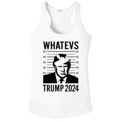 Trump Mugshot 2024 President Legend Trump never surrender Ladies PosiCharge Competitor Racerback Tank