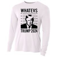 Trump Mugshot 2024 President Legend Trump never surrender Cooling Performance Long Sleeve Crew