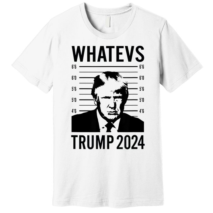 Trump Mugshot 2024 President Legend Trump never surrender Premium T-Shirt