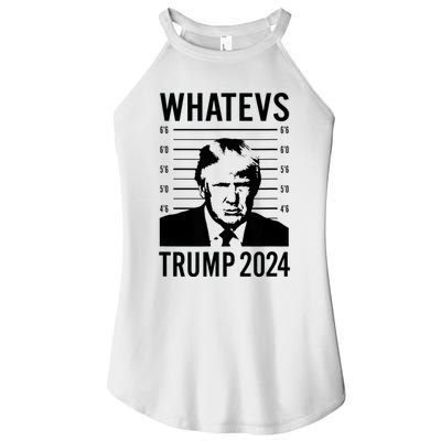 Trump Mugshot 2024 President Legend Trump never surrender Women’s Perfect Tri Rocker Tank