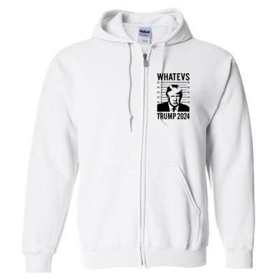 Trump Mugshot 2024 President Legend Trump never surrender Full Zip Hoodie