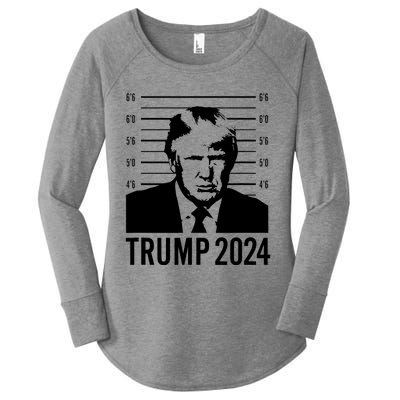 Trump Mugshot 2024 President Women's Perfect Tri Tunic Long Sleeve Shirt