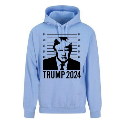 Trump Mugshot 2024 President Unisex Surf Hoodie