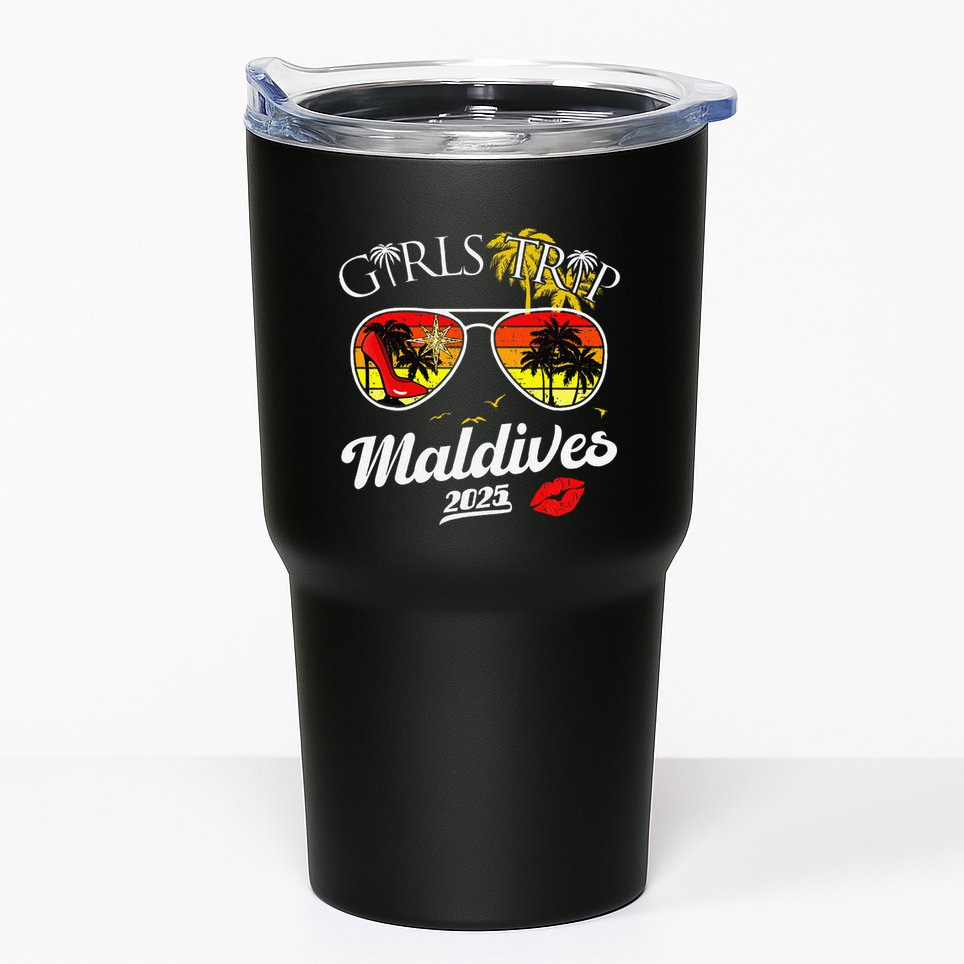 Trip Maldives 2025 Women Weekend Birthday Squad Tumbler