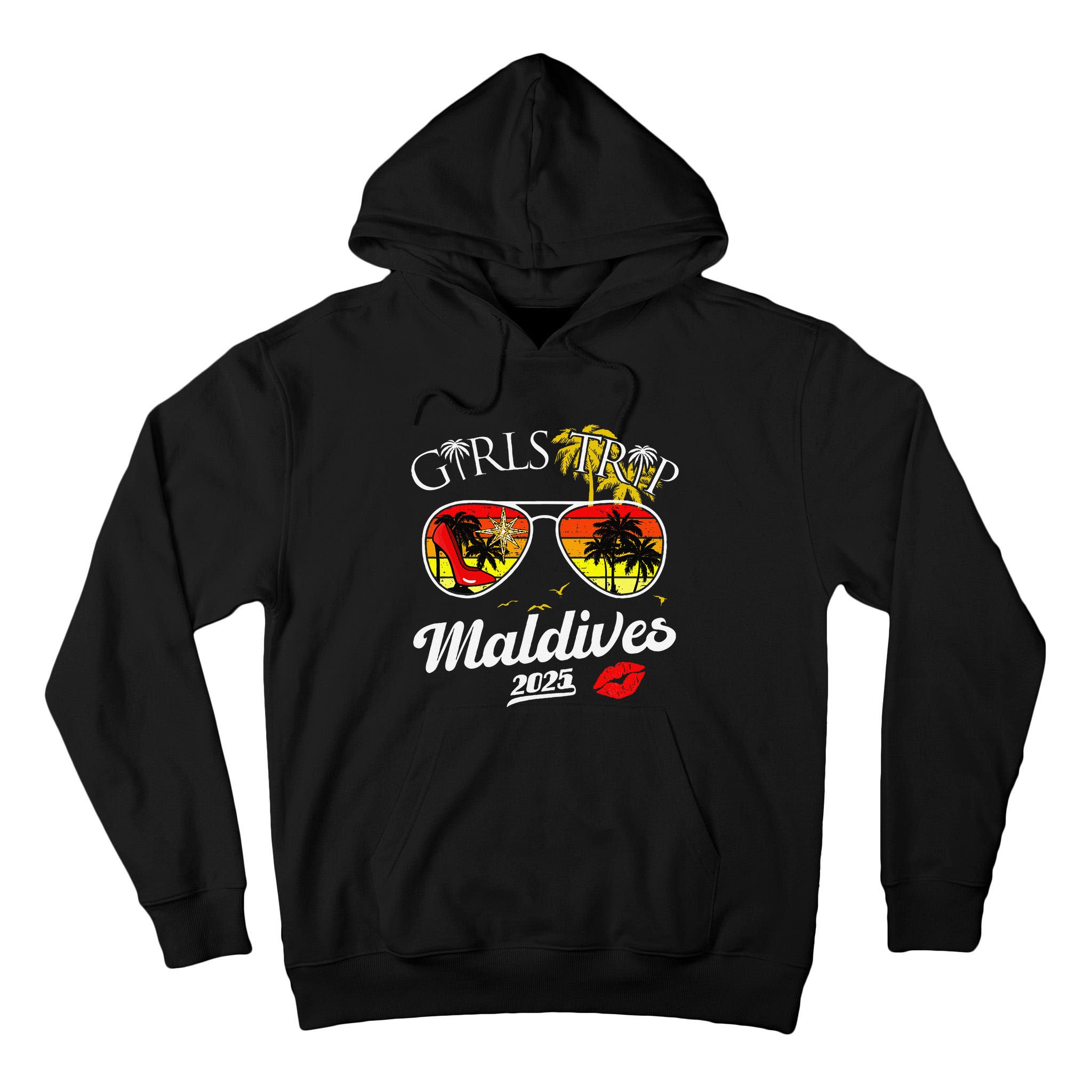 Trip Maldives 2025 Women Weekend Birthday Squad Tall Hoodie