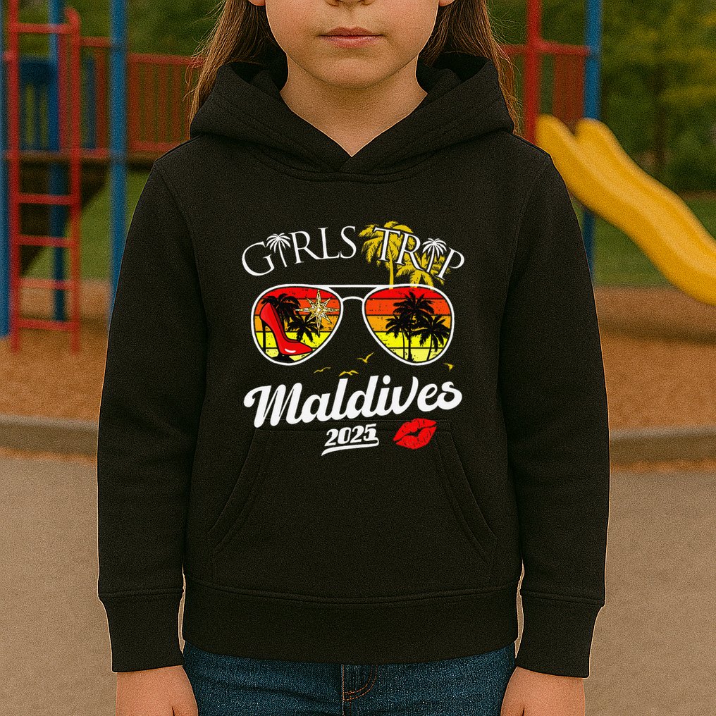 Trip Maldives 2025 Women Weekend Birthday Squad Kids Hoodie