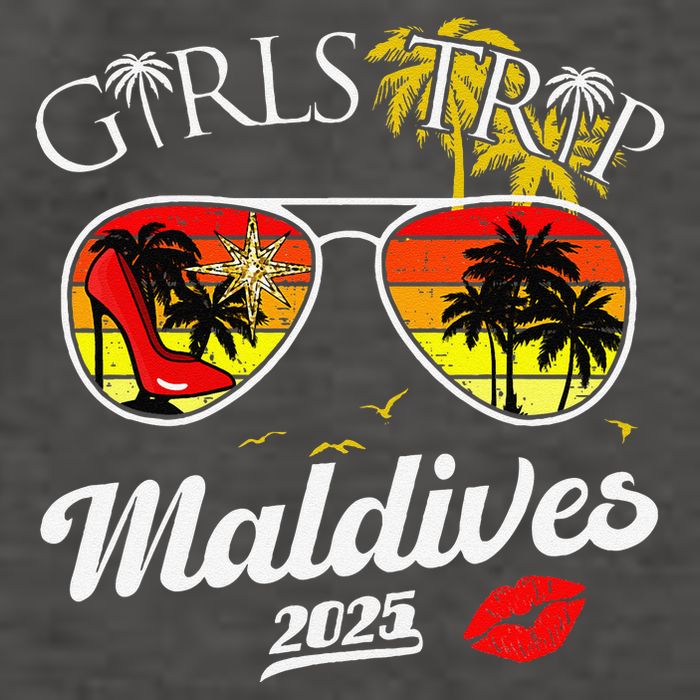 Trip Maldives 2025 Women Weekend Birthday Squad Vector Backpack