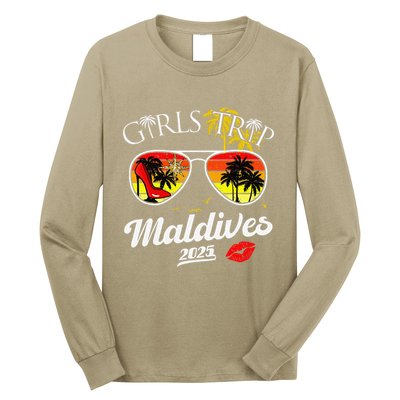 Trip Maldives 2025 Women Weekend Birthday Squad Long Sleeve Shirt