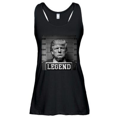 Trump Mugshot 2024 President Legend Ladies Essential Flowy Tank