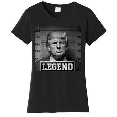 Trump Mugshot 2024 President Legend Women's T-Shirt