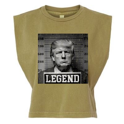 Trump Mugshot 2024 President Legend Garment-Dyed Women's Muscle Tee