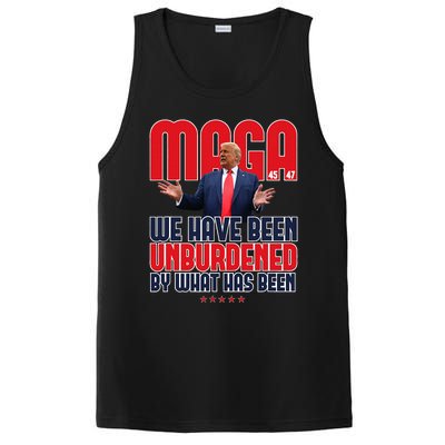 Trump Maga 2024 47th President Unburdened Meme Design PosiCharge Competitor Tank