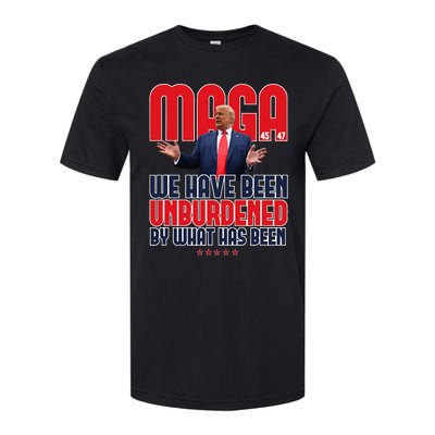 Trump Maga 2024 47th President Unburdened Meme Design Softstyle CVC T-Shirt