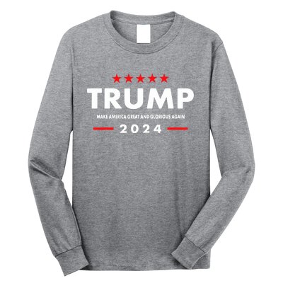 Trump MAGAGA 2024 Trump Announcement 2024 President Election Long Sleeve Shirt