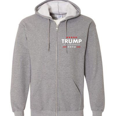 Trump MAGAGA 2024 Trump Announcement 2024 President Election Full Zip Hoodie