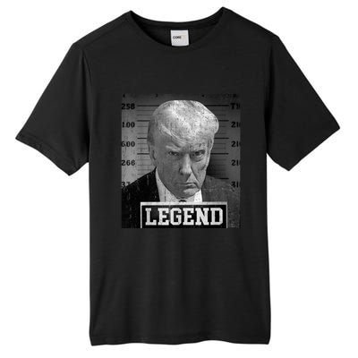 Trump Mugshot 2024 President Legend Donald Trump Mugshot Tall Fusion ChromaSoft Performance T-Shirt