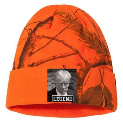 Trump Mugshot 2024 President Legend Donald Trump Mugshot Kati Licensed 12" Camo Beanie