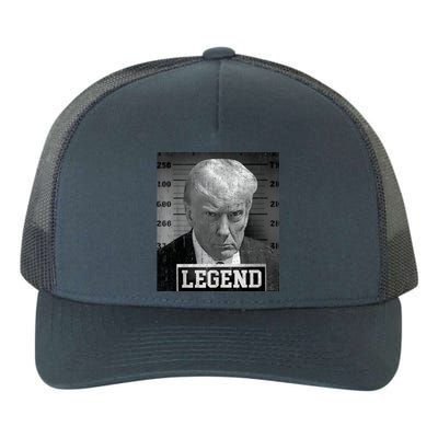 Trump Mugshot 2024 President Legend Donald Trump Mugshot Yupoong Adult 5-Panel Trucker Hat