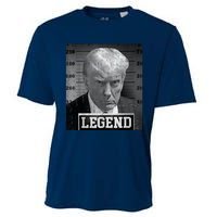 Trump Mugshot 2024 President Legend Donald Trump Mugshot Cooling Performance Crew T-Shirt