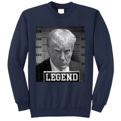 Trump Mugshot 2024 President Legend Donald Trump Mugshot Sweatshirt