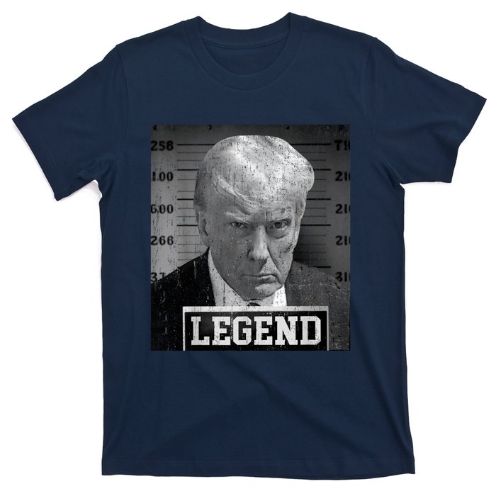 Trump Mugshot 2024 President Legend Donald Trump Mugshot T-Shirt