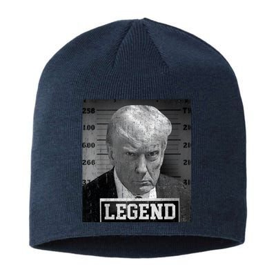 Trump Mugshot 2024 President Legend Donald Trump Mugshot Sustainable Beanie