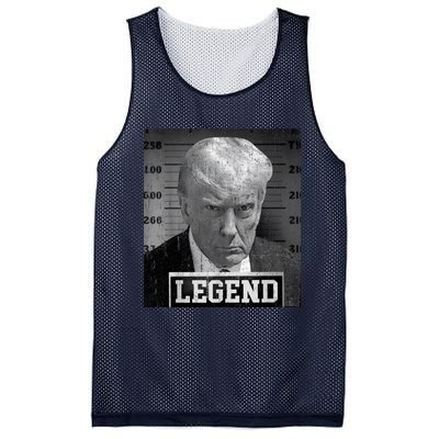 Trump Mugshot 2024 President Legend Donald Trump Mugshot Mesh Reversible Basketball Jersey Tank