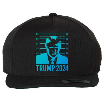 Trump Mugshot 2024 President Funny Gift Wool Snapback Cap