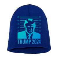 Trump Mugshot 2024 President Funny Gift Short Acrylic Beanie