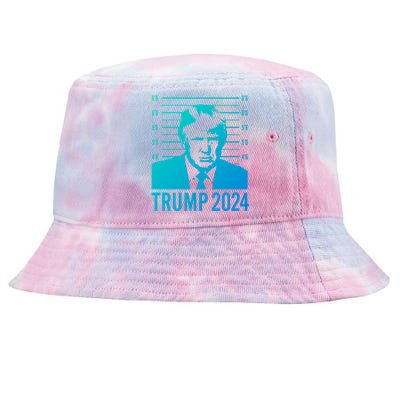 Trump Mugshot 2024 President Funny Gift Tie-Dyed Bucket Hat