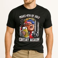 Trump Make 4th Of July Great Again Drinking Beer Performance Shirt