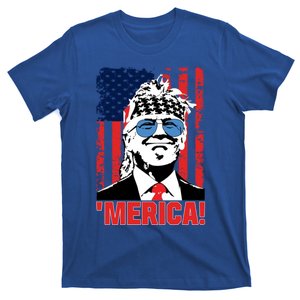 Trump Merica 4th Of July American Flag Gift T-Shirt