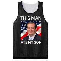 This Man Ate My Son Premium Mesh Reversible Basketball Jersey Tank