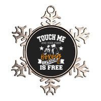 Touch Me And Your First Boxing Lesson Is Free Gym Boxer Metallic Star Ornament