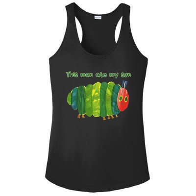 This Man Ate My Son Hungry Caterpillar Ladies PosiCharge Competitor Racerback Tank