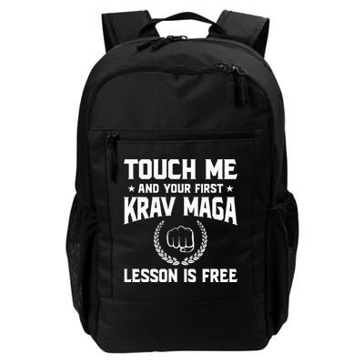 Touch Me And Your First Krav Maga Lesson Is Free Backpack