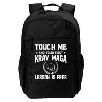 Touch Me And Your First Krav Maga Lesson Is Free Backpack