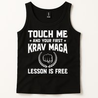 Touch Me And Your First Krav Maga Lesson Is Free Tank Top