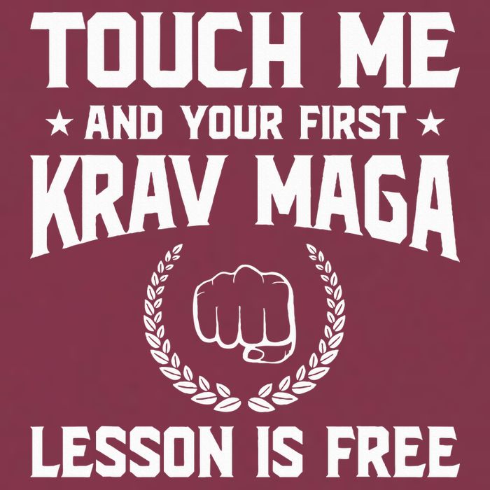 Touch Me And Your First Krav Maga Lesson Is Free 16oz Travel Tumbler